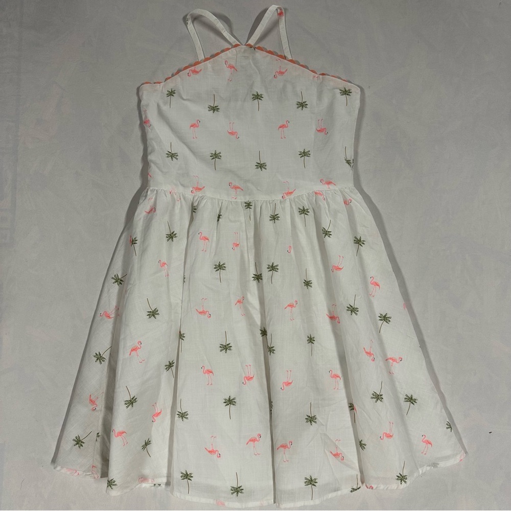 NWT Janie and Jack Girls Tropical Print Dress size 12